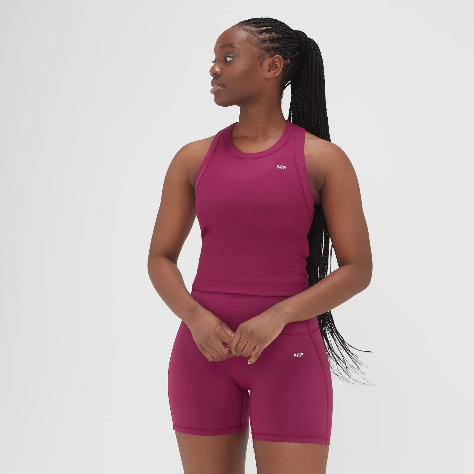 MP Women's Adapt Ribbed Vest - Dark Grape - XS Image 1