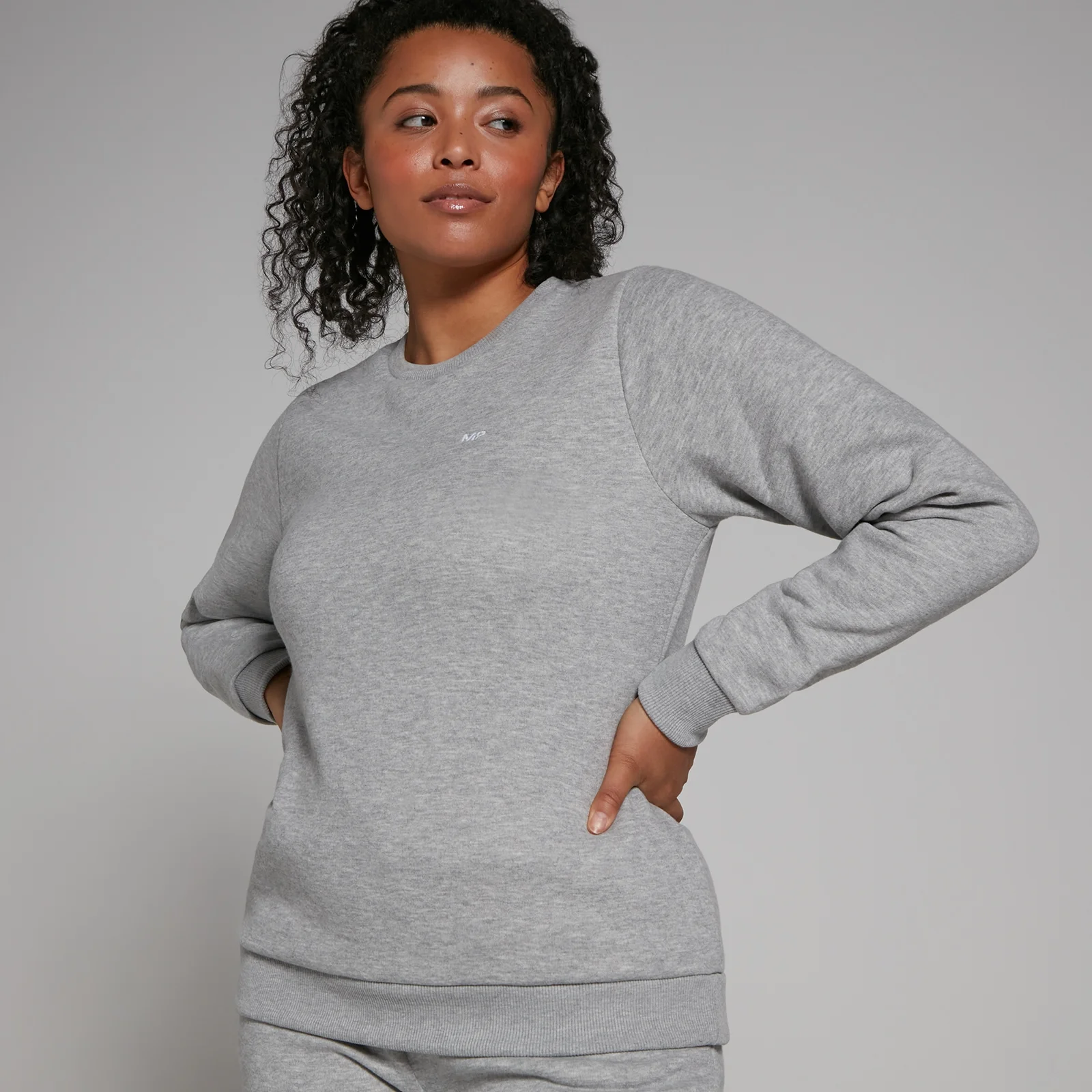 MP Women's Rest Day Sweatshirt - Grey Marl - XXS Image 1