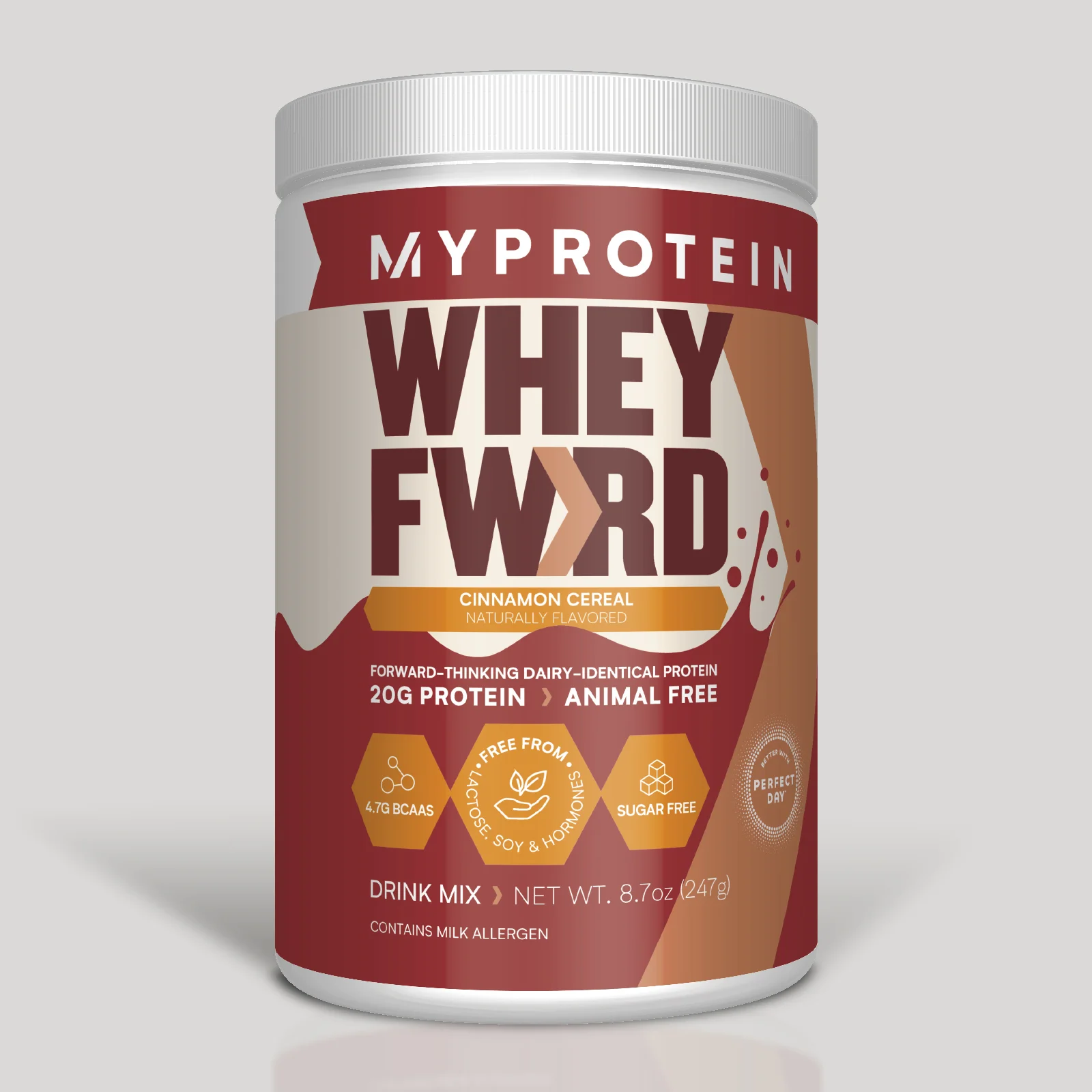 Non-Animal Whey (Formerly Whey Forward) - 20servings - Cinnamon Cereal Image 1