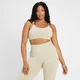 MP Women's Rest Day Seamless Cross Back Sports Bra - Canvas Grey