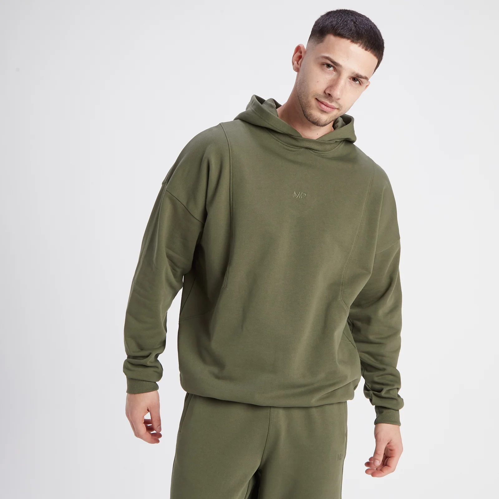 MP Men's Oversized Adapt Hoodie - Olive - XS Image 1