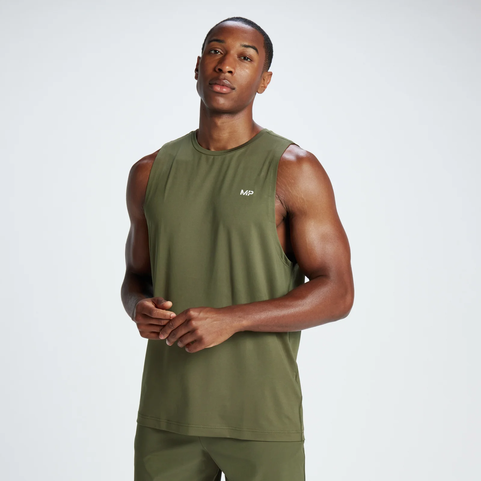 MP Men's Training Tank Top - Olive Green - XS Image 1