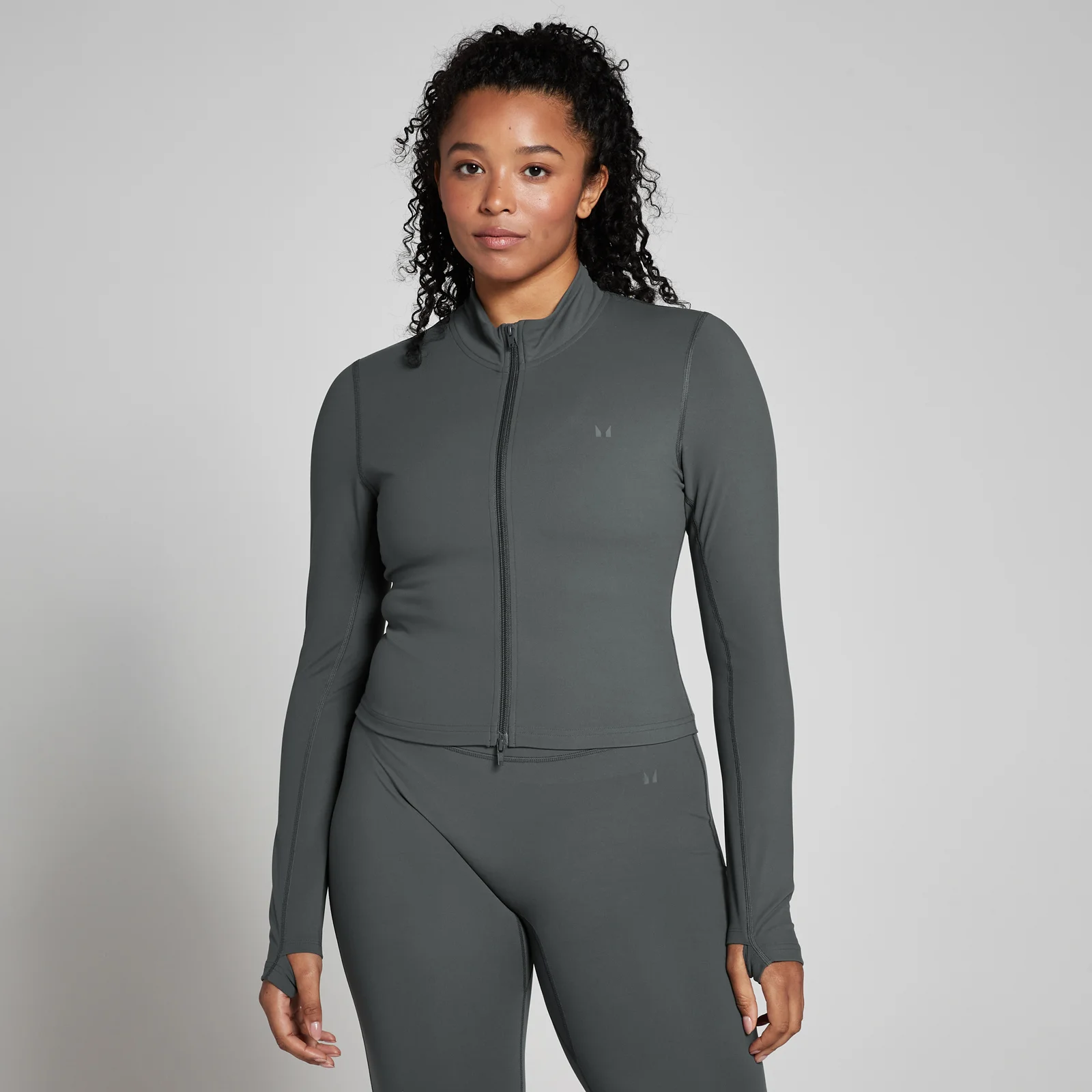 MP Women's Tempo Cropped Jacket - Dark Shadow - XS Image 1