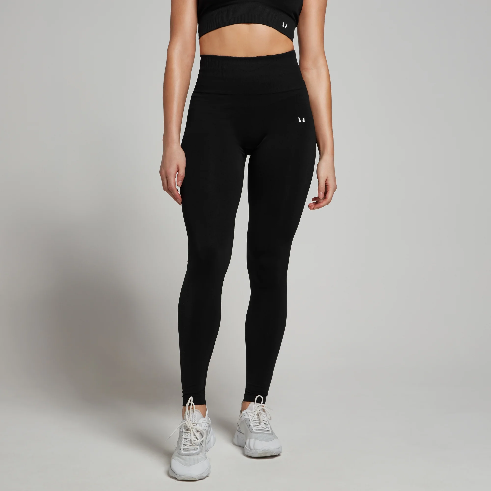 MP Women's Tempo Seamless Scrunch Leggings - Black - XL Image 1