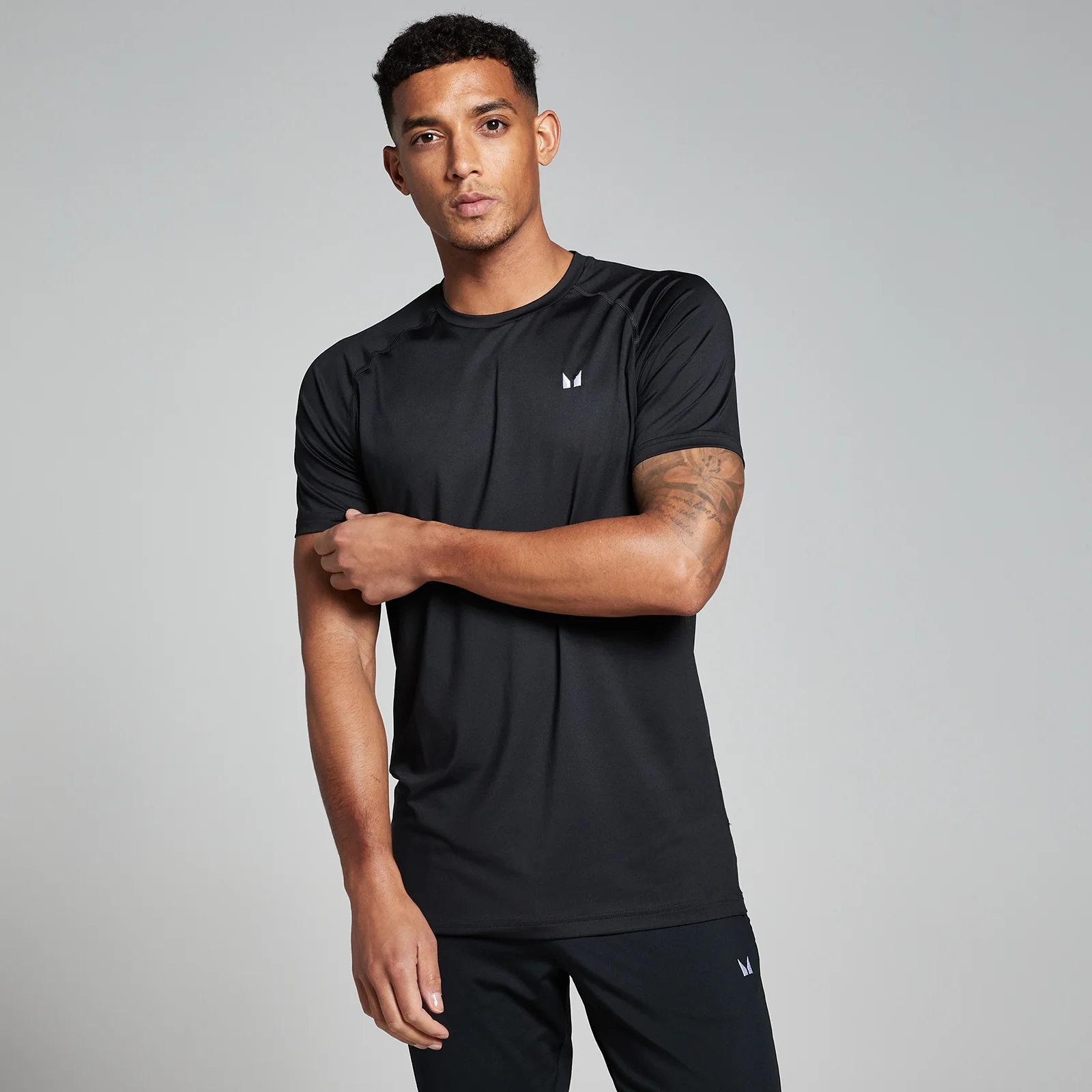 MP Men's Training Short Sleeve T-Shirt - Black - S Image 1