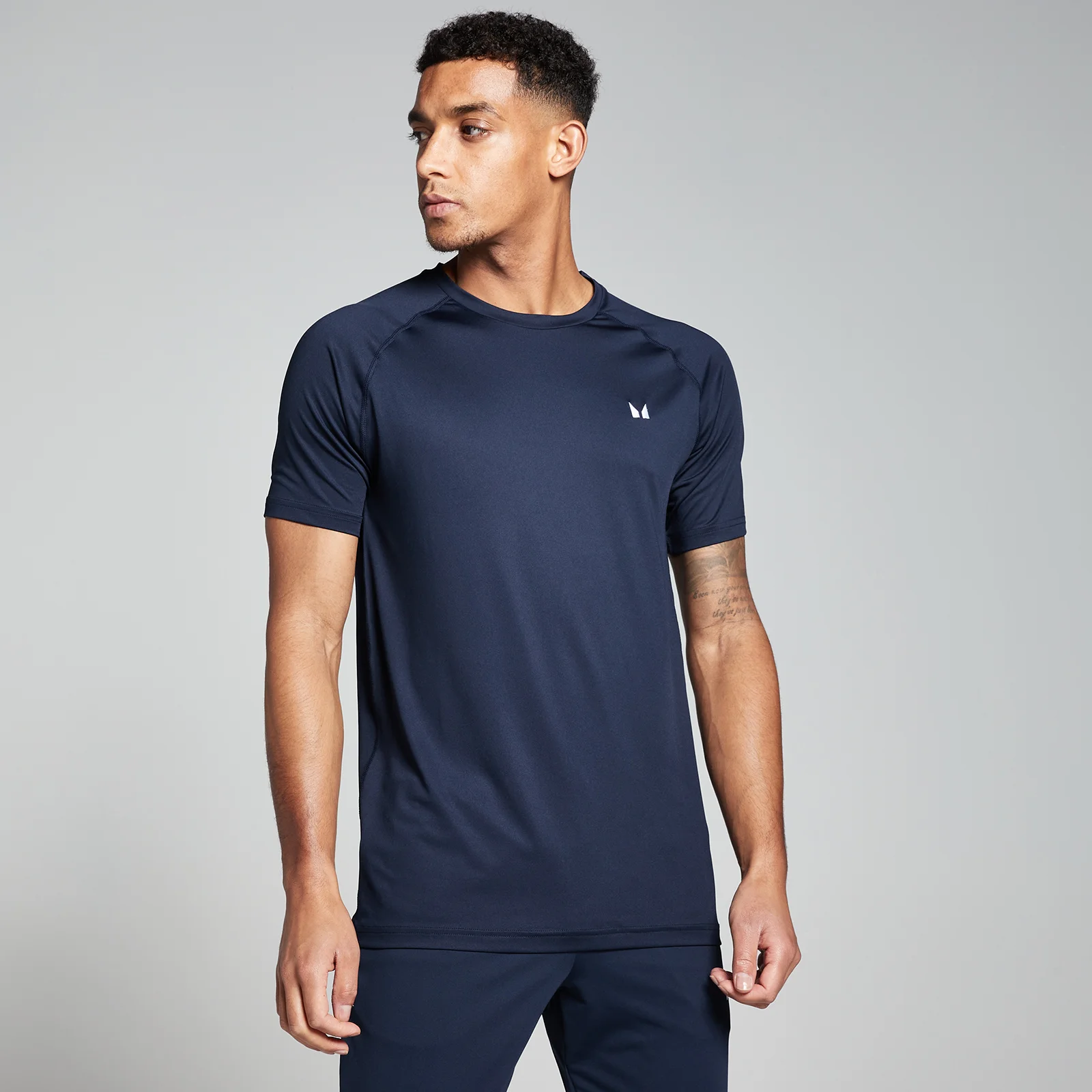 MP Men's Training Short Sleeve T-Shirt - Navy - M Image 1