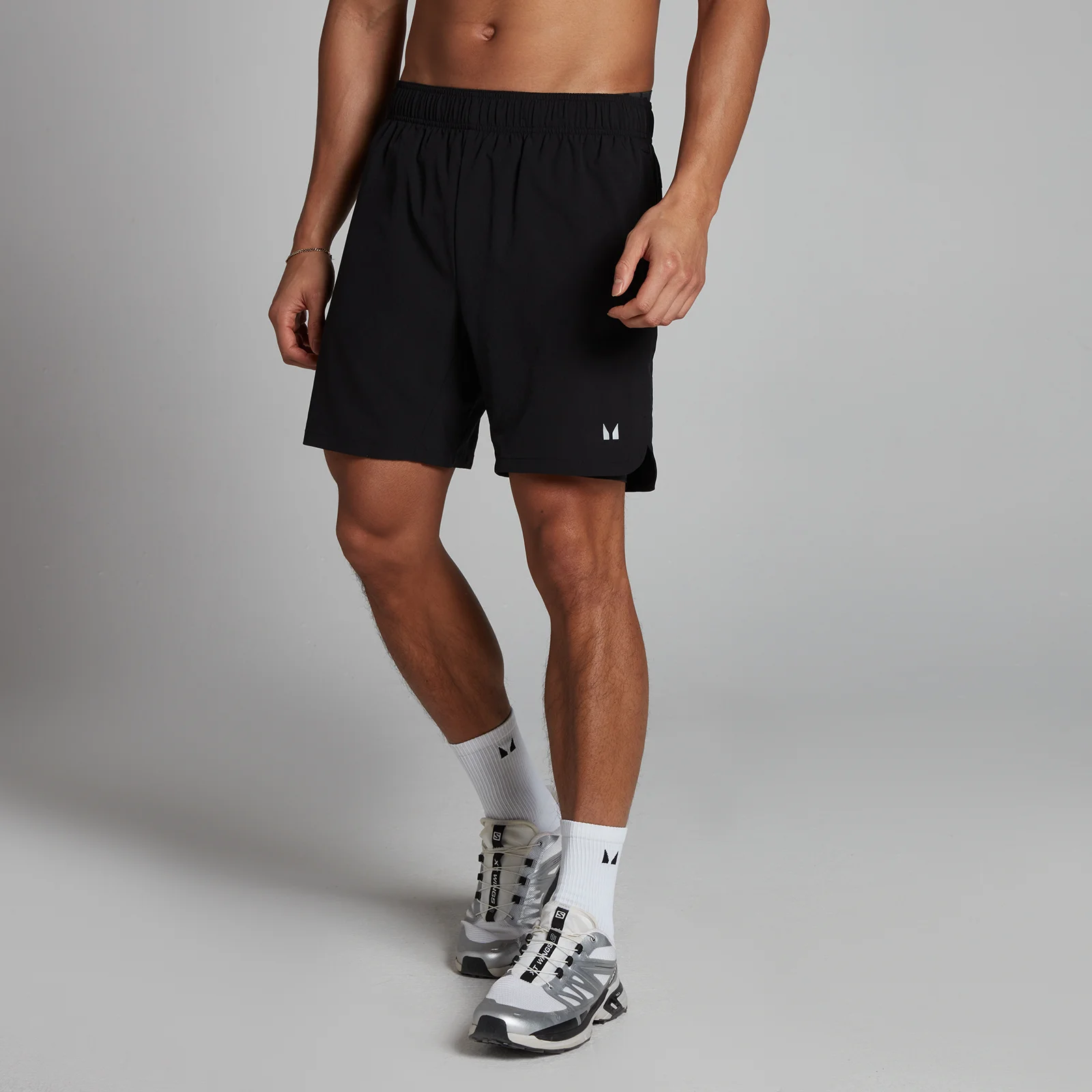 MP Men's 2-in-1 7" Training Shorts - Black - M Image 1