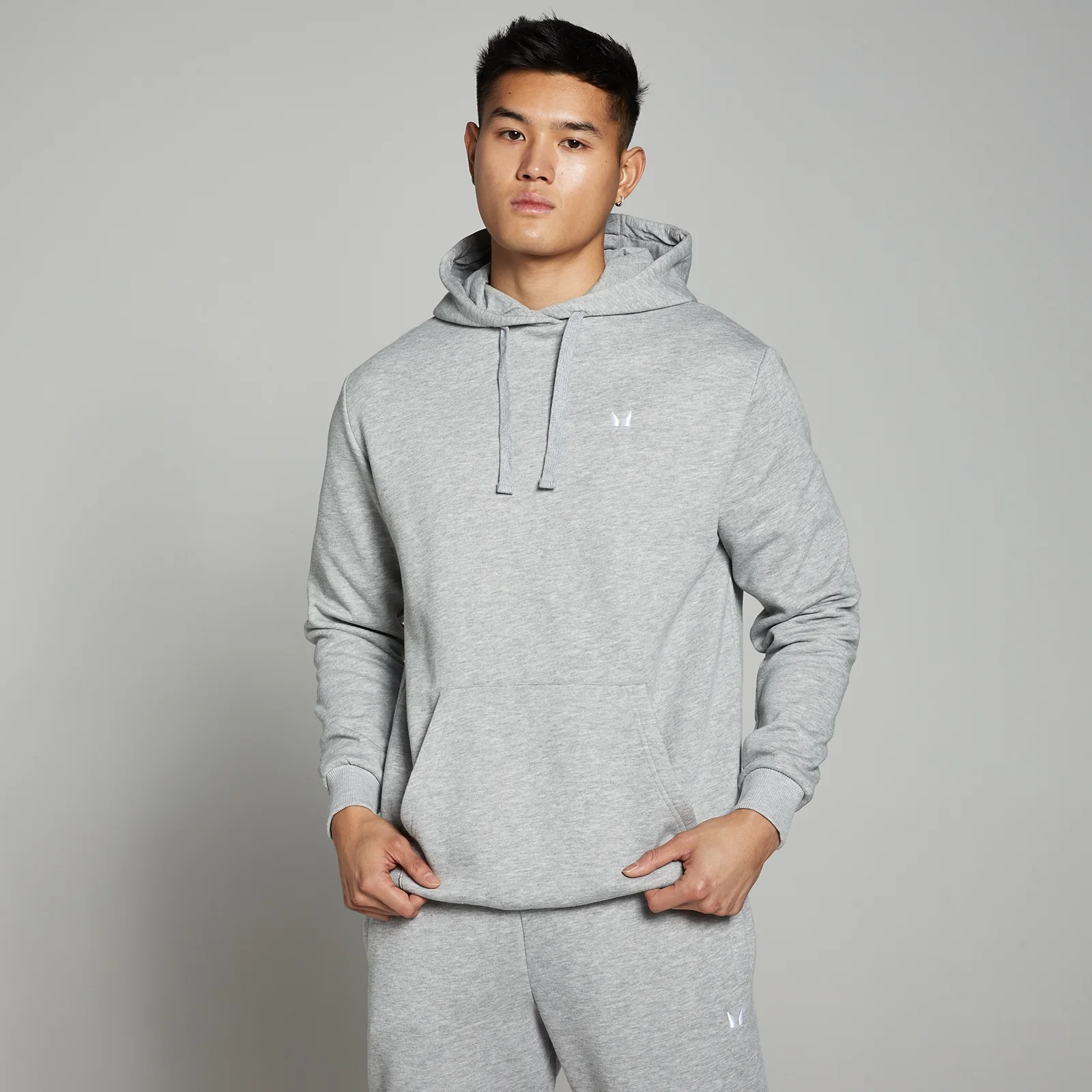 MP Men's Rest Day Hoodie - Grey Marl - XXS Image 1