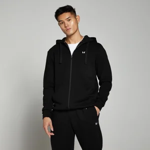 MP Men's Rest Day Zip Through Hoodie - Black - Size S