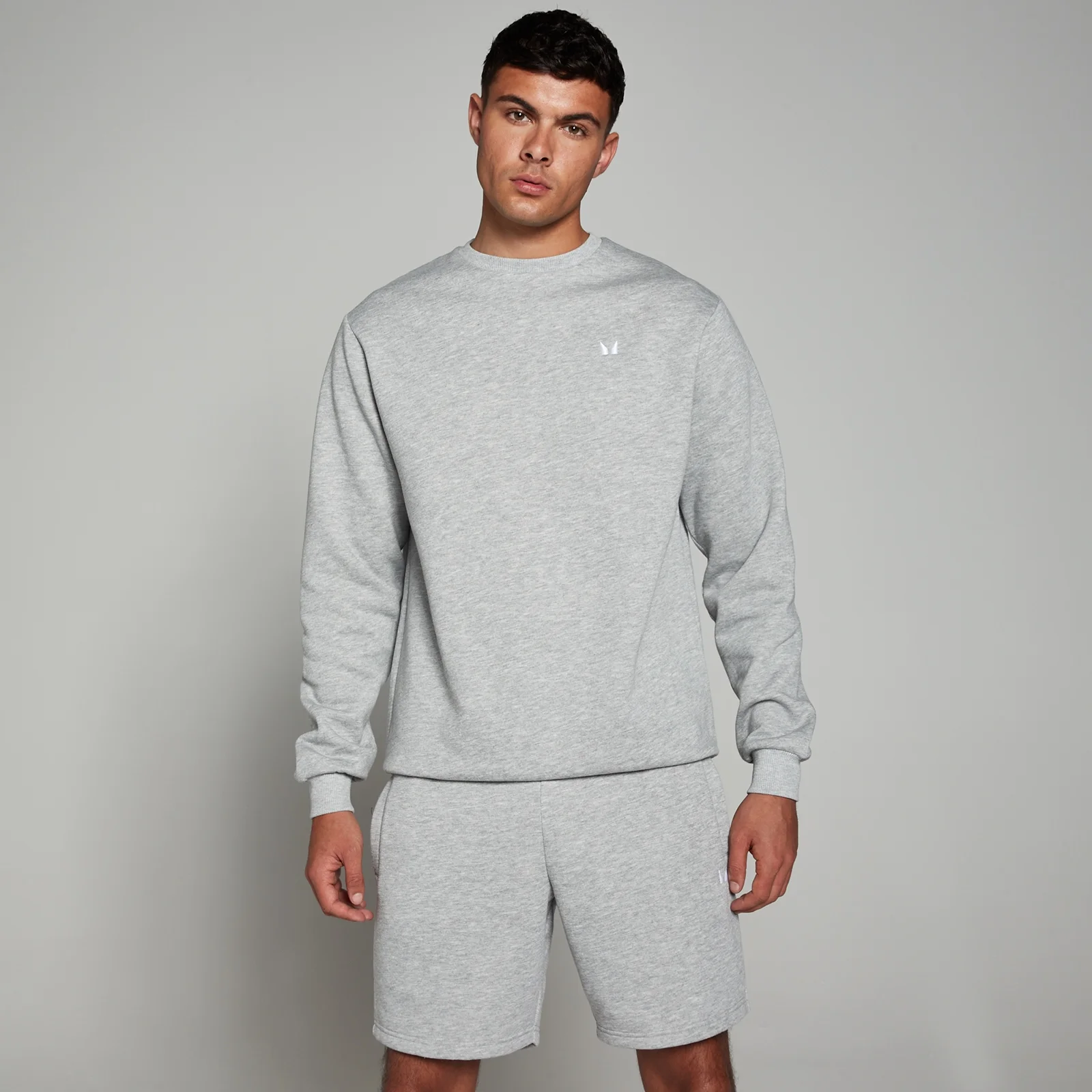 MP Men's Rest Day Sweatshirt - Grey Marl - S Image 1