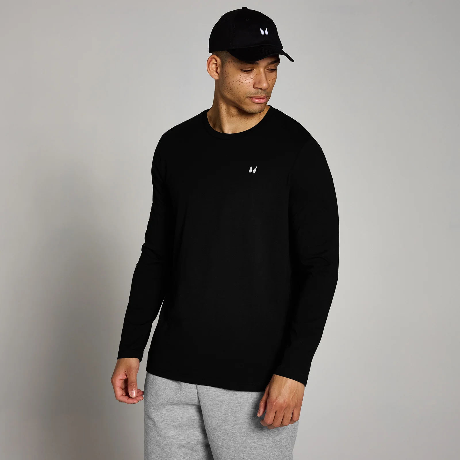 MP Men's Rest Day Long Sleeve Top - Black - S Image 1