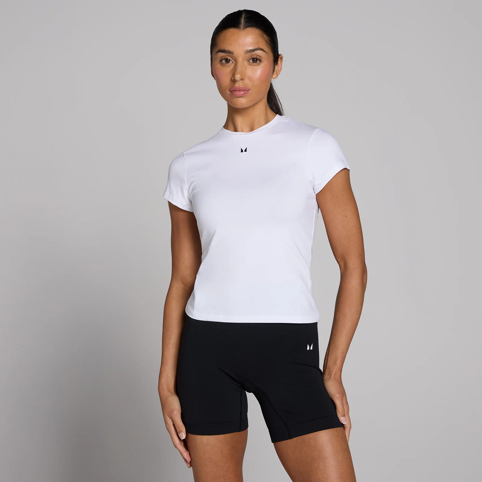 MP Women's Basics Body Fit Short Sleeve T-Shirt - White - S Image 1