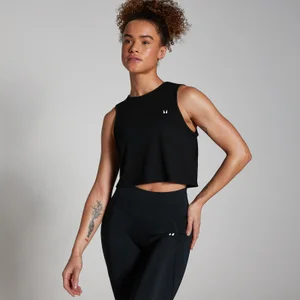 MP Women's Training Cropped Vest - Black - Size XS