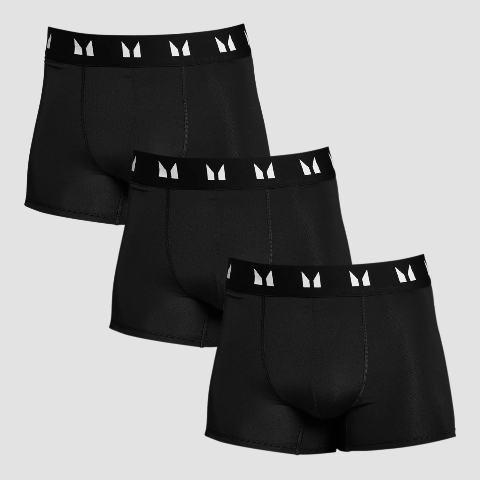 MP Men's Technical Boxers (3 Pack) - Black - S Image 1