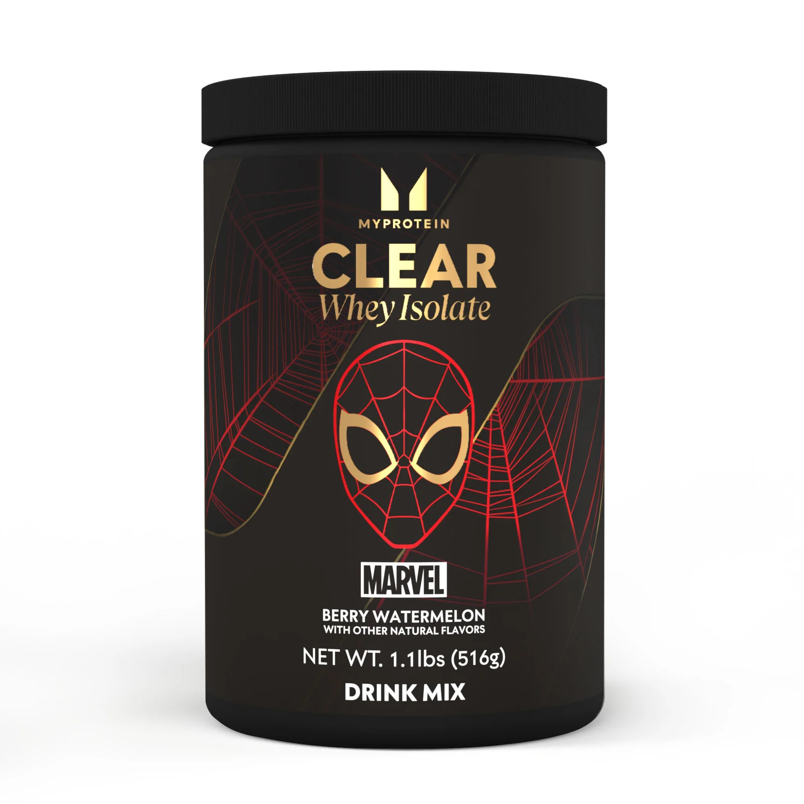 Myprotein Clear Whey Isolate - MARVEL - 20servings - Spider-Man - Berry Watermelon Image 1