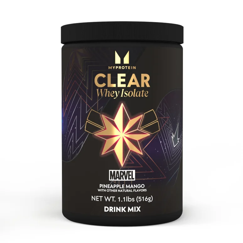 Myprotein Clear Whey Isolate - MARVEL - 20servings - Captain Marvel - Pineapple Mango