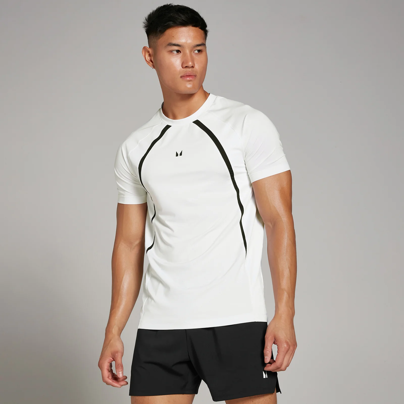 MP Men's Tempo Panel T-Shirt - White - L Image 1