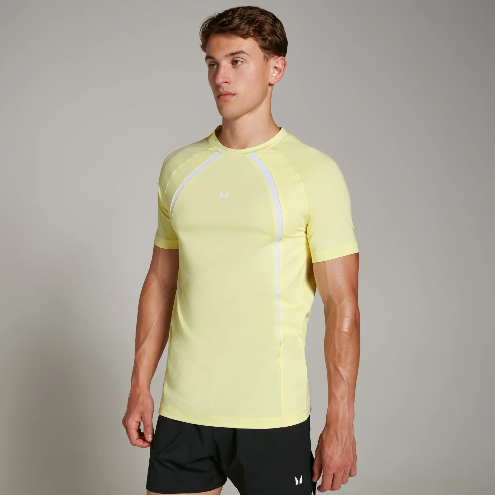 MP Men's Tempo T-Shirt - Yellow Sorbet - XS Image 1