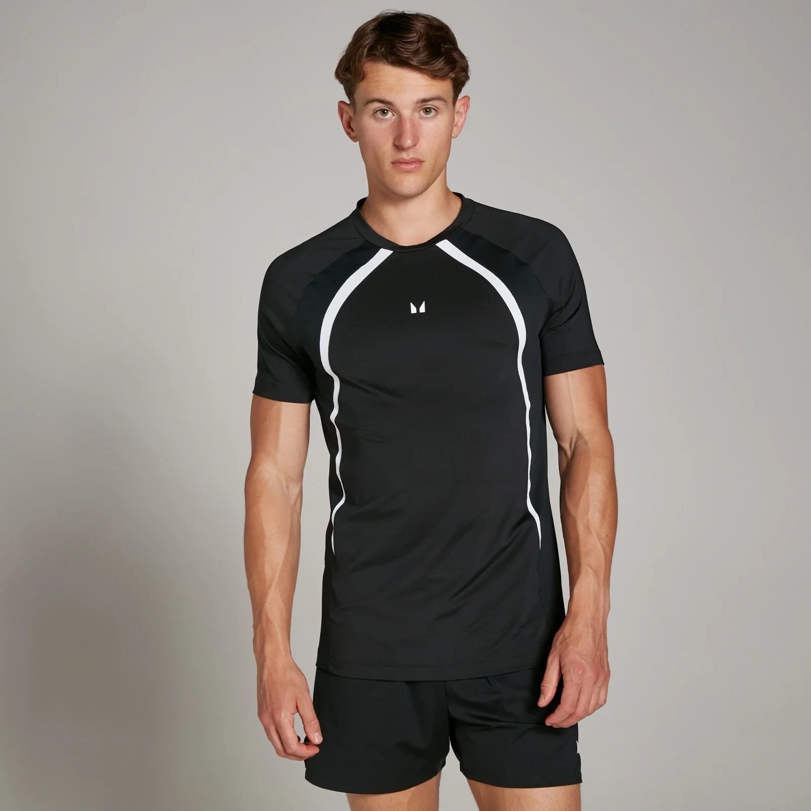 MP Men's Tempo Panel T-Shirt - Black - XL Image 1