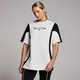 MP Women's Tempo Contrast Retro Oversized T-Shirt - White