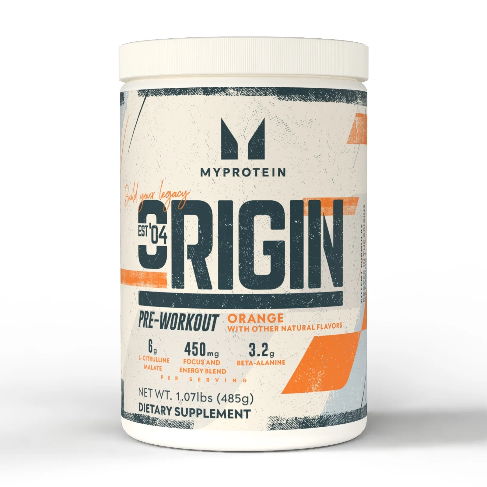 Origin Pre-Workout - 1.07LB - 30servings - Orange Image 1
