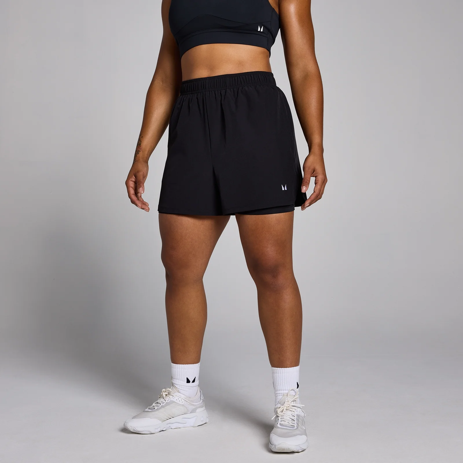 MP Women's Training 2 in 1 Shorts - Black - L Image 1