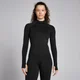 MP Women's Waffle Seamless Long Sleeve Top - Black