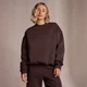 MP X Tatiana Piping Detail Sweatshirt - Coffee