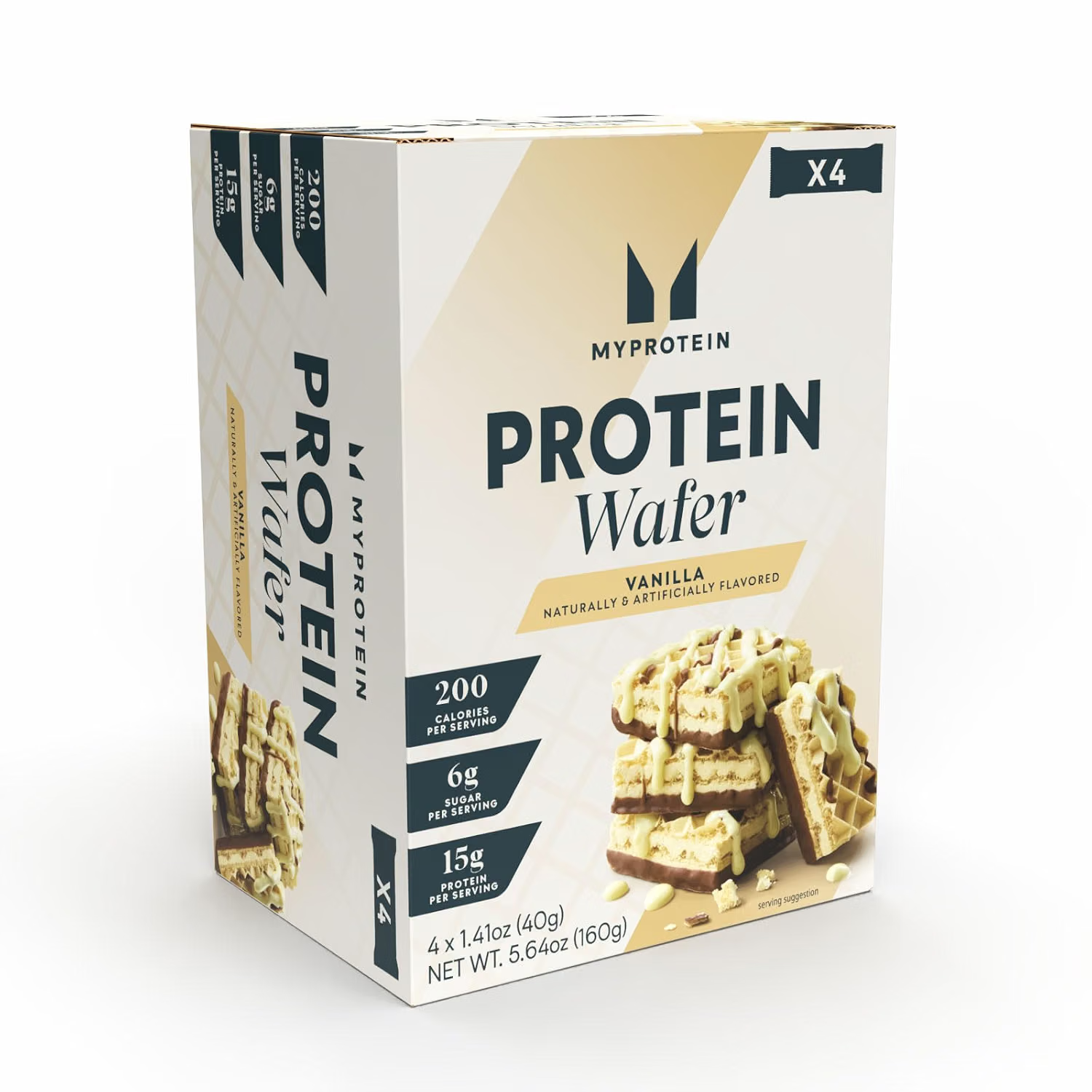 Protein Wafer - 4 x 1.4Oz - Vanilla Image 1