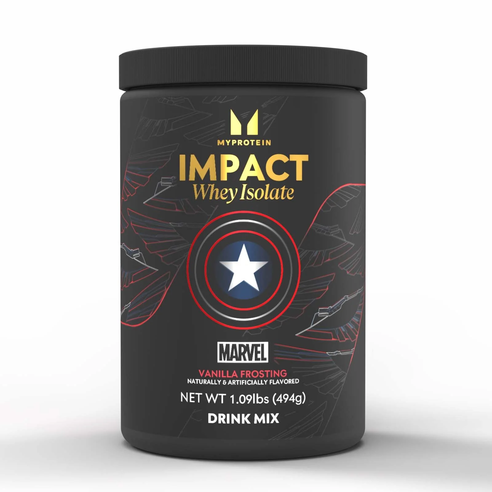 Myprotein Impact Whey Isolate - MARVEL - 17servings - Vanilla Frosting Image 1