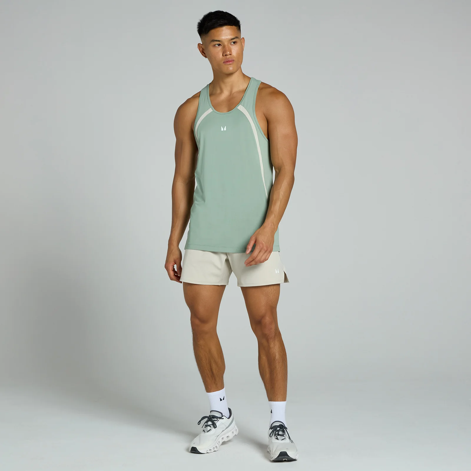 MP Men's Tempo Panel Vest - Pale Green - XS Image 1