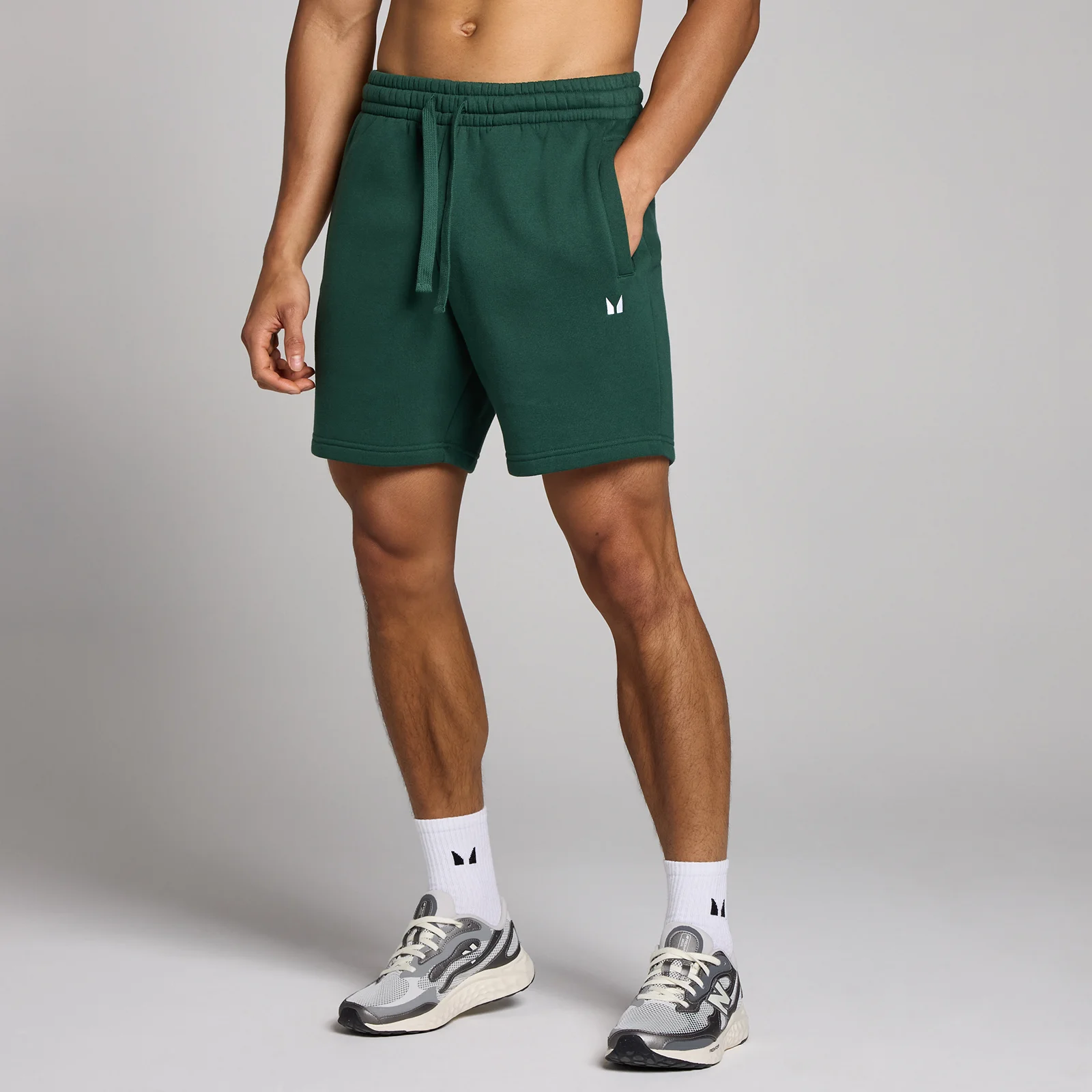 MP Men's Rest Day Sweatshorts - Racing Green - XS Image 1