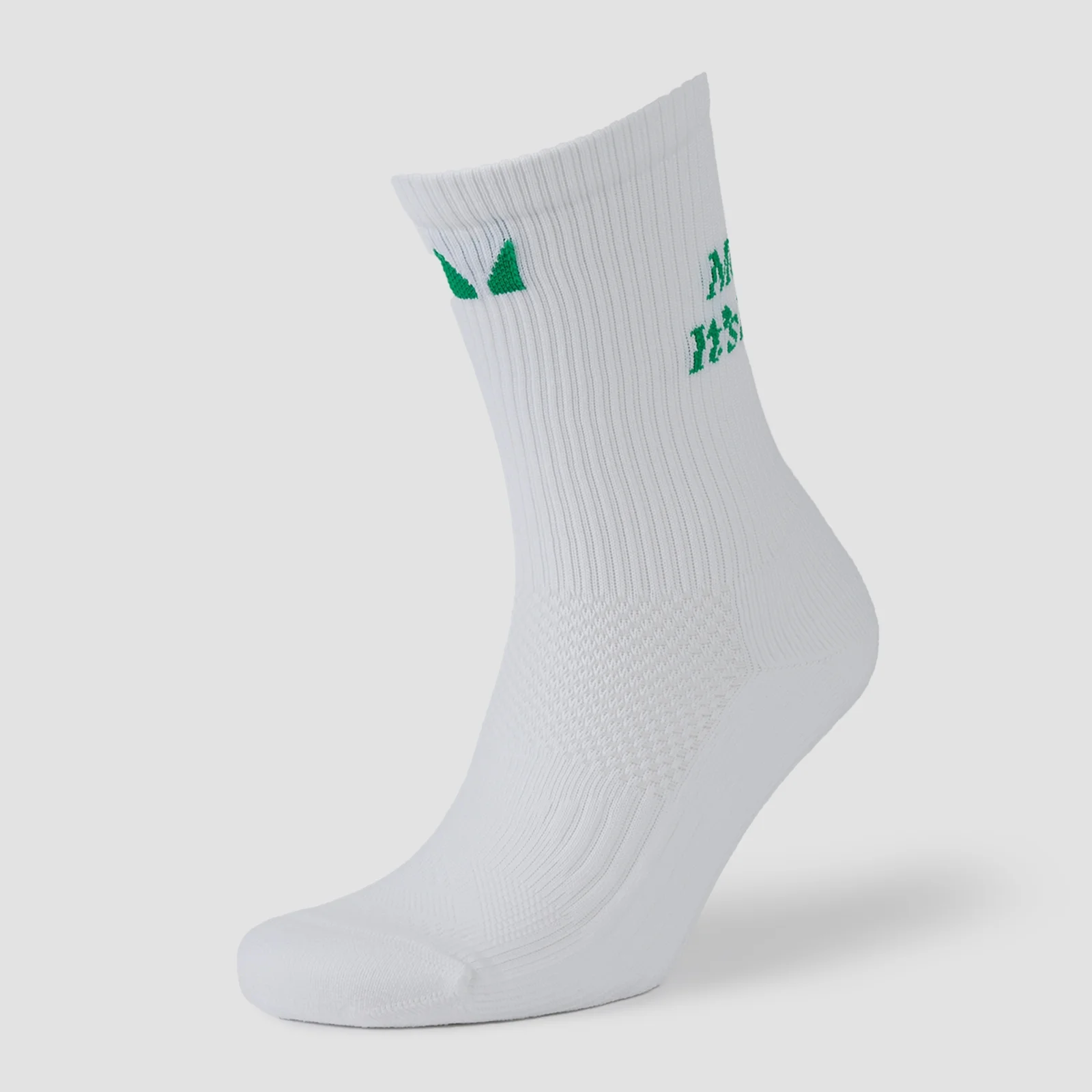 MP Graphic Running Socks - White - UK 12-14 Image 1