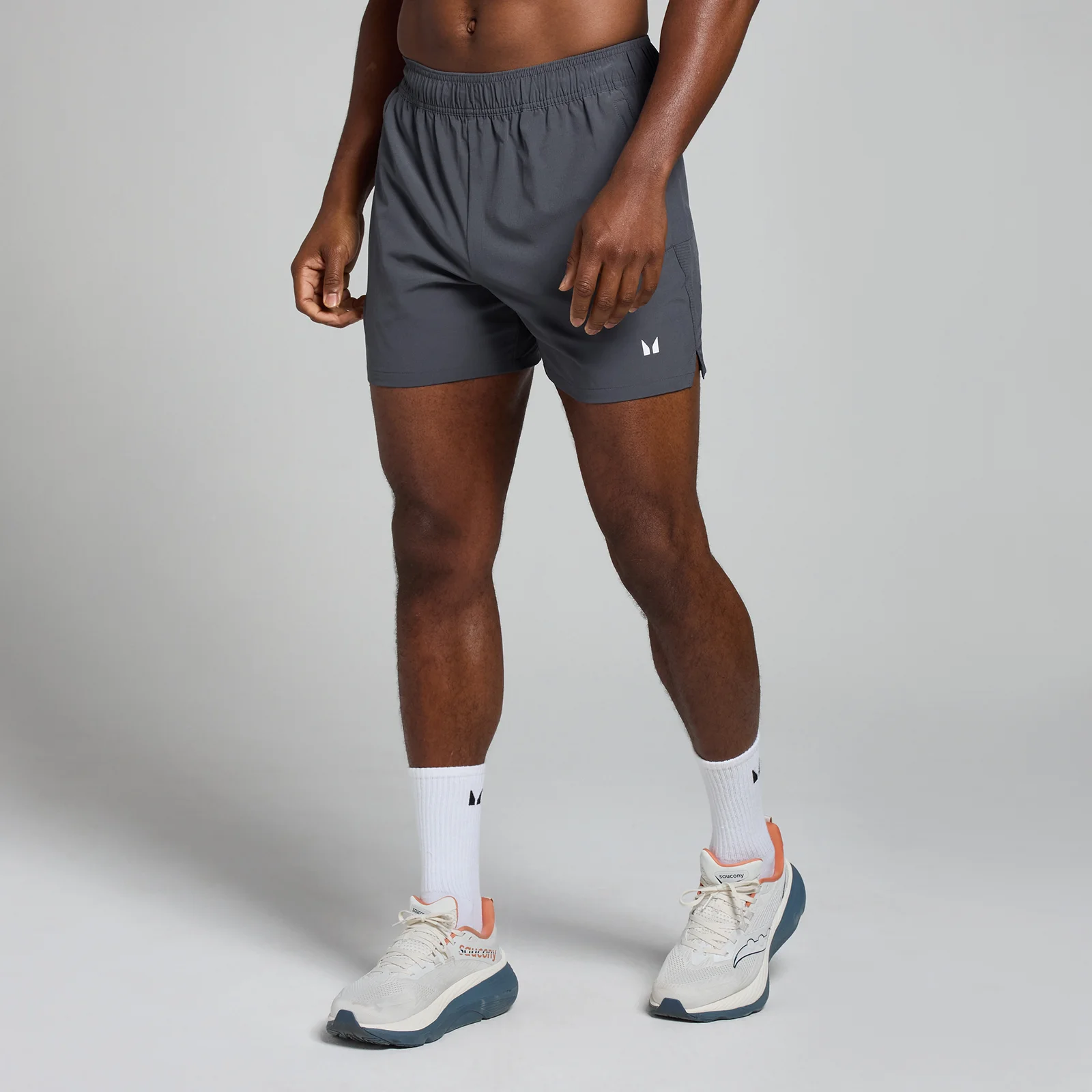 MP Men's Active 5" Pocket Shorts - Dark Grey - XS Image 1