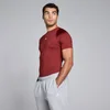 Men's Training Short Sleeve Compression T-Shirt - Cherry