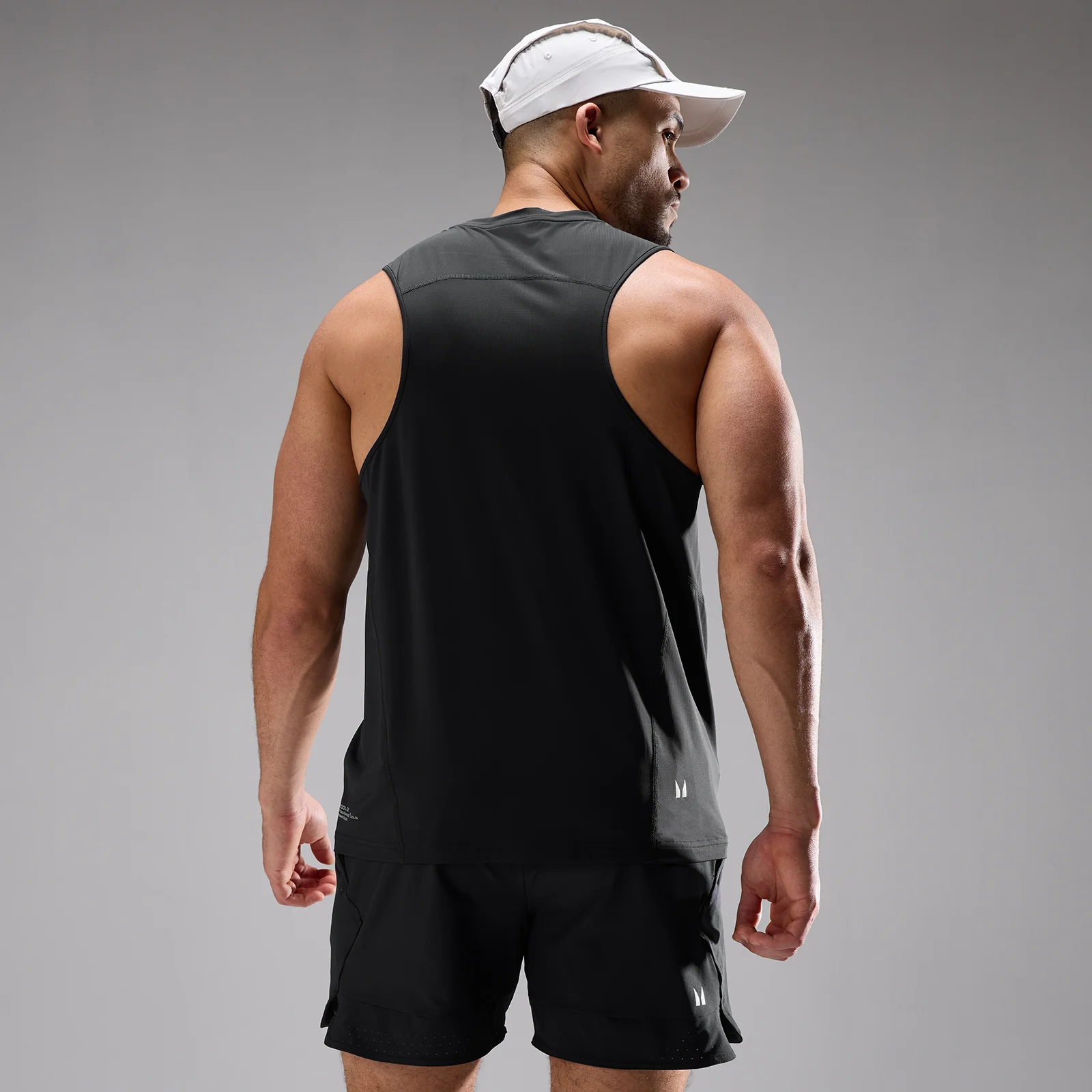 MP Men's Training Ultra Mesh Tank - Black - XL Image 2