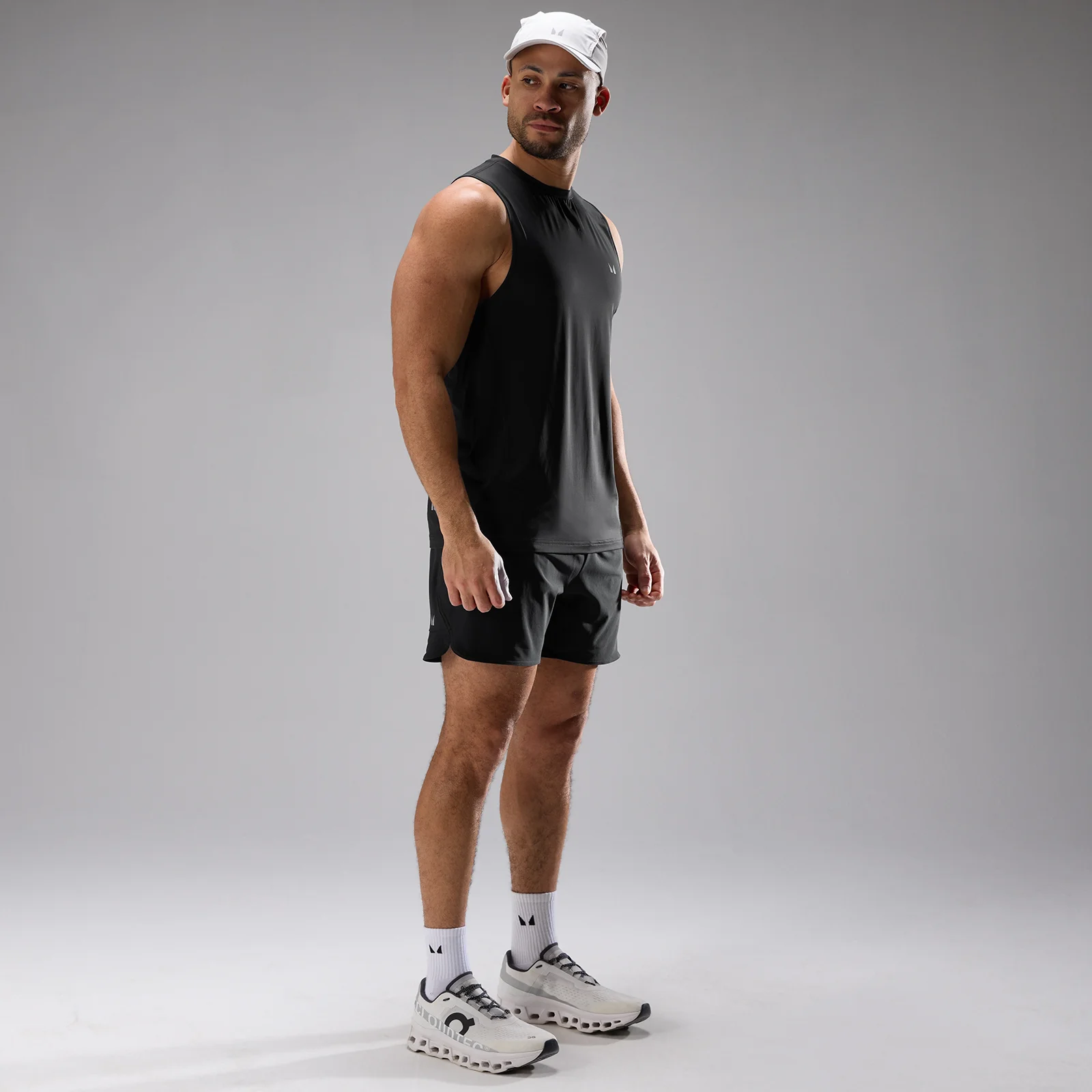 MP Men's Training Ultra Mesh Tank - Black - XL Image 3