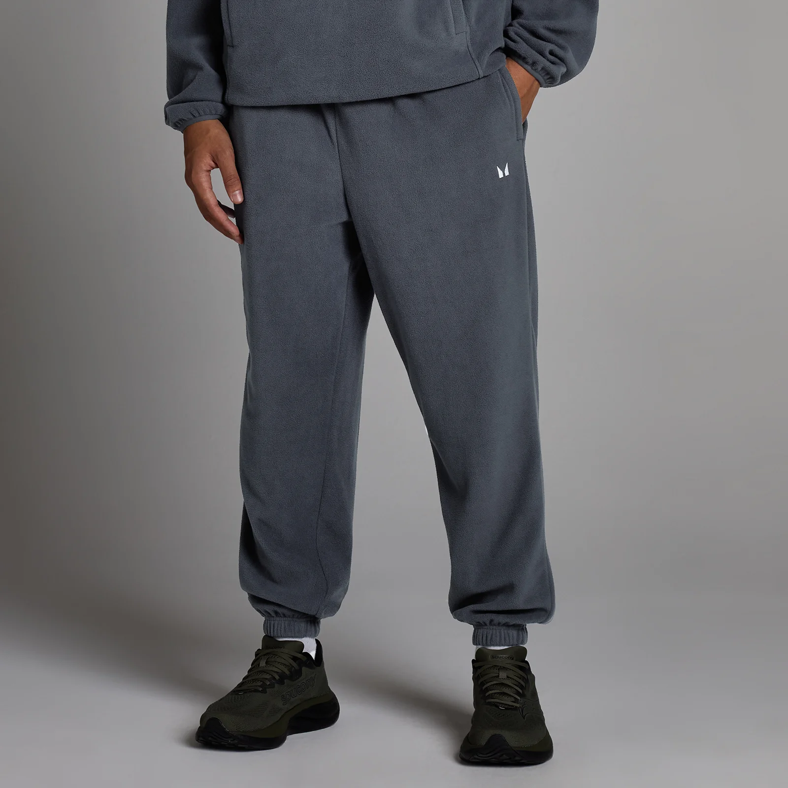 MP Men's Fleece Jogger - Granite - XS Image 1
